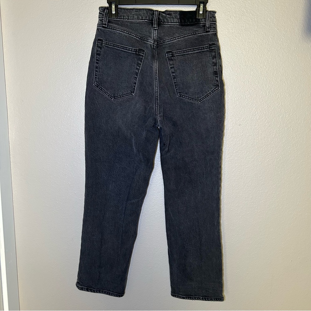 Abercrombie & Fitch Straight Leg Jeans — Washed Black - Picture 7 of 11